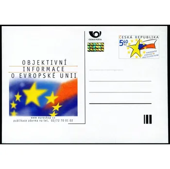 Poštovní známka Česká pošta (2001) CDV 61 ** - Komunikační strategie ČR před vstupem do EU