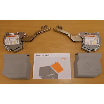 Nábytkové kování Blum Aventos HK-S ,komplet sada,šedé krytky, balení=1pár