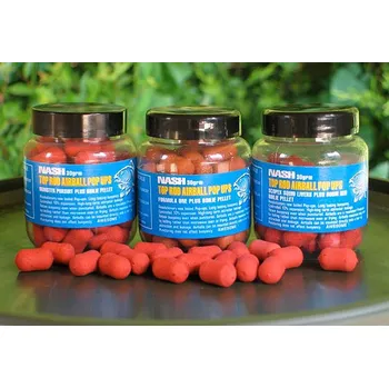 Nash plovoucí pelety Pelety Top Rod Pop Ups Příchuť: Formula Fish