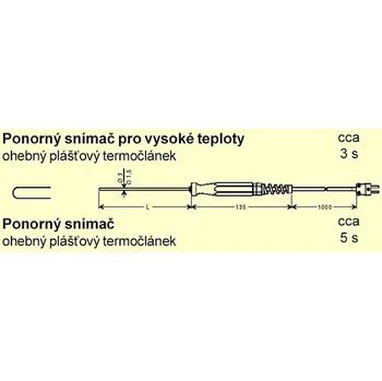 Greisinger GTF 1200 - Ponorný snímač