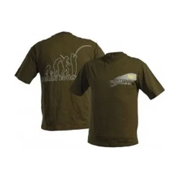 Pánské tričko DOC Fishing tričko EVOLUTION vel. L - zelené Velikost: L