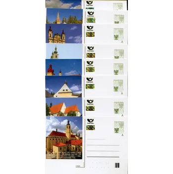 Poštovní známka Česká pošta (2011) CDV 139 ** A193-200 - Církevní památky 2011 bez přítisku