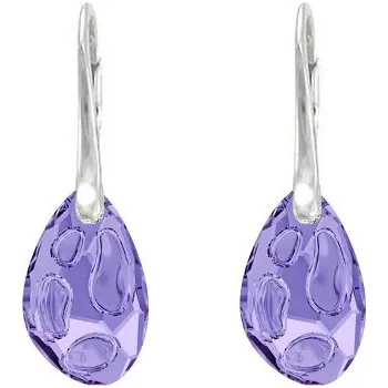 Náušnice Stříbrné náušnice Radiolarian Tanzanite (Dámské stříbrné náušnice)