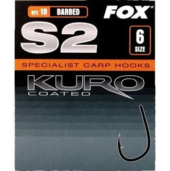 Rybářský háček Fox International Fox rybářské háčky Kuro S2 Velikost: 8B