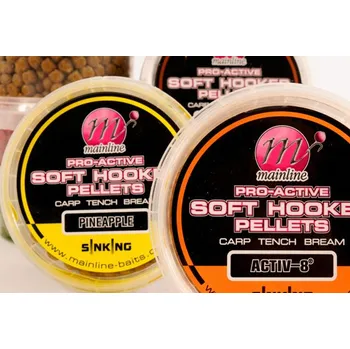 Mainline chytací peletky Pro-Active Soft Hooker Pellets 180 ml Příchuť: Tuňák