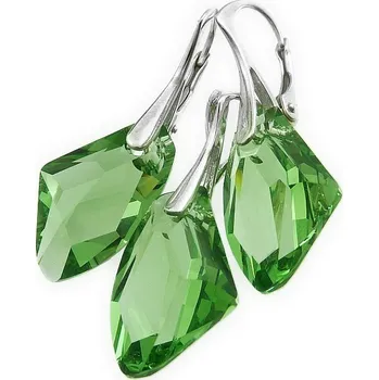 Souprava šperků Stříbrná souprava Galactic Peridot (Dámská stříbrná souprava šperků)