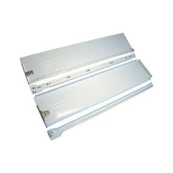 Nábytkové kování Částečný výsuv, 500/118, METAL BOX, bílý