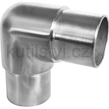 Koleno nerezové - malý oblouk - 42,4mm