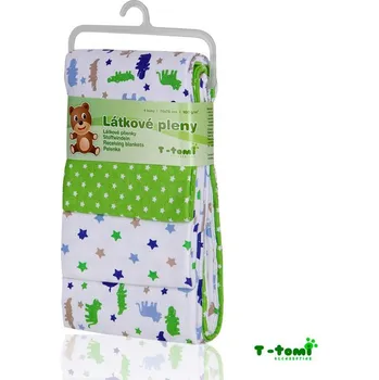 látková plena T-tomi Látkové pleny, zelení krokodýli