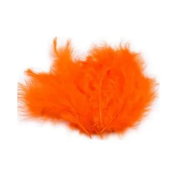 Peříčka 20 ks oranžová