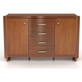 Komoda BRW Alevil KOM2D4S třešeň medi