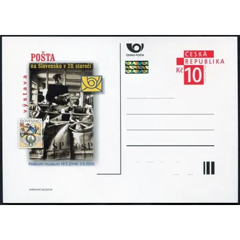 Poštovní známka Česká pošta (2006) CDV 101 ** - PM 51 - Pošta na Slovensku
