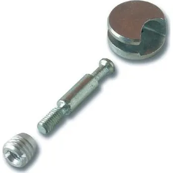 Kování spojovací, třídílné, bez krytu, zinek