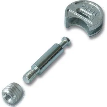 Dveřní kování Spojovací kování, třídílné, zinek, bez krytu