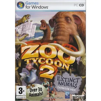 Počítačová hra Zoo Tycoon 2 Extinct Animals DLC PC
