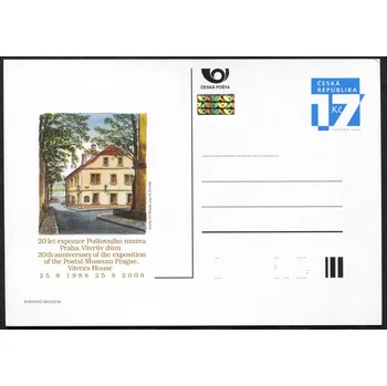 Poštovní známka Česká pošta (2008) CDV 115 ** - PM 66 - 20 let expozice Poštovního muzea