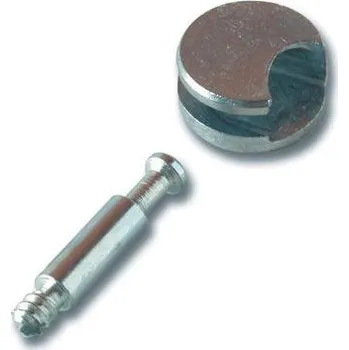 Dveřní kování Kování spojovací, dvoudílné, bez krytu, zinek