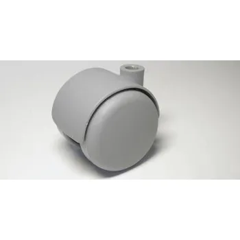 Nábytkové kolečko, čep typu A, celoplastové, průměr 50, šedé