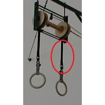 Gymnastický kruh Popruh ke gymnastickým kruhům DOR-SPORT