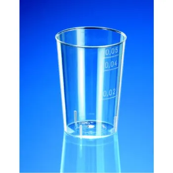 Jednorázové nádobí Kelímek na alkohol 2/4cl krystal (cena za 50ks)