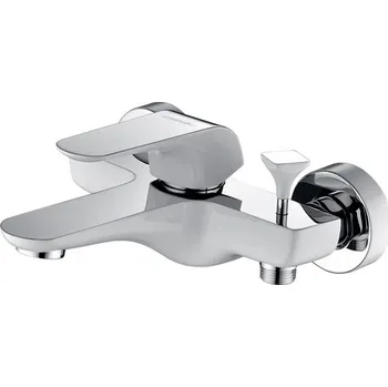 Vodovodní baterie BeLaggio Steno BOSTON BO 4044 vanová baterie bez příslušenství, bílá/chrom