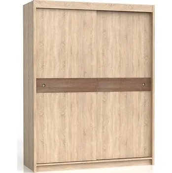 Šatní skříň BRW Oren Skříň SZF/160 dub sonoma/jasan rochefort