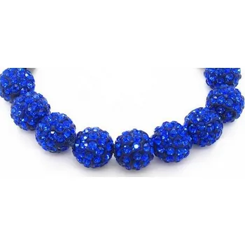 Náramek Dámský náramek Shamballa - modrý