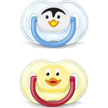 Kojenecký dudlík Avent 0-6 měsíců - 2 ks žlutý dudlíky Kojenecký dudlík Avent 0-6 měsíců - 2 ks žlutý