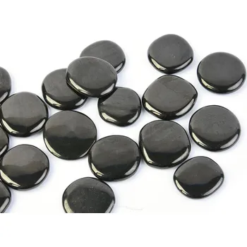 Přírodní kámen Gagát Jet (Lignit) plochý tvar