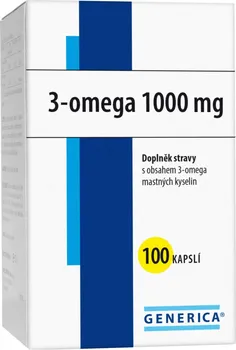 Přírodní produkt Generica 3-omega 1000 mg 100 cps.