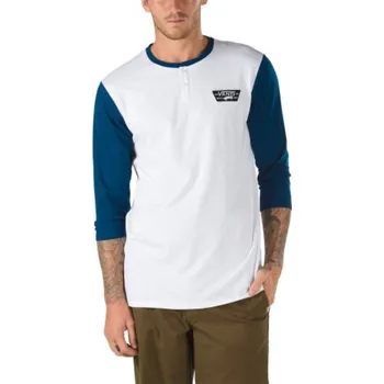 Pánské tričko Triko Vans Cajon II white / poseidon