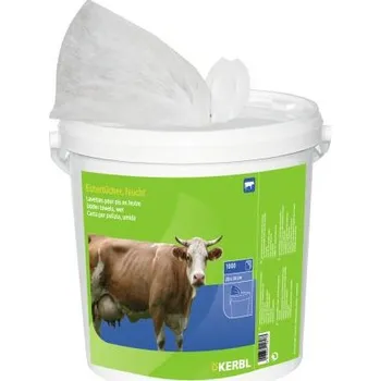 Papírová utěrka vlhčená v kbelíku 1000 útržků