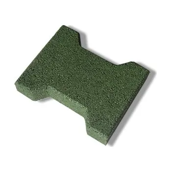 Venkovní dlažba Sapekor s.r.o. Zámková pryžová dlažba SBR 200x160x43 cm 1 m2 zelená