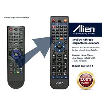 Dálkový ovladač Dálkový ovladač ALIEN Globo Opticum X4, X8, X13 - náhrada