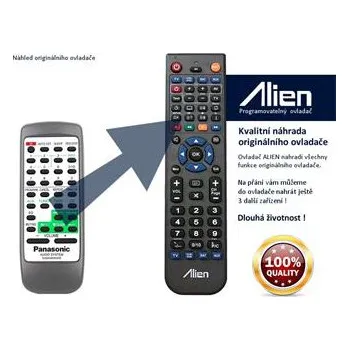 Dálkový ovladač Dálkový ovladač ALIEN Panasonic N2QAGB000006