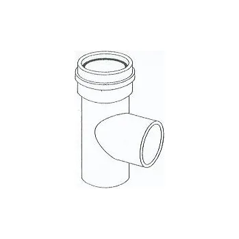 Kouřovod ALMEVA - AL1 T-kus průměr 80/80 mm ALTE98