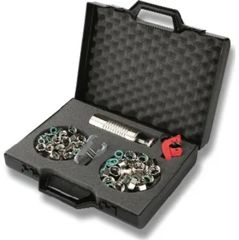 Vodovodní potrubí Geos agt Montážní souprava univerzální (matice 1/2",3/4" po 10 ks na plyn a vodu; řezačka; držák) 58000