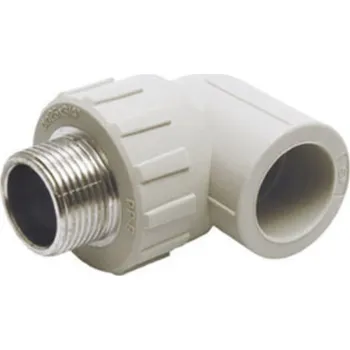 Vodovodní potrubí Geos agt PPR DG přechodka kolenová vnější závit průměr 32mm x3/4" PPR333234