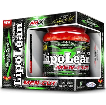 Spalovač tuku Amix MuscleCore LipoLean Men-Cut Packs 20 sáčků