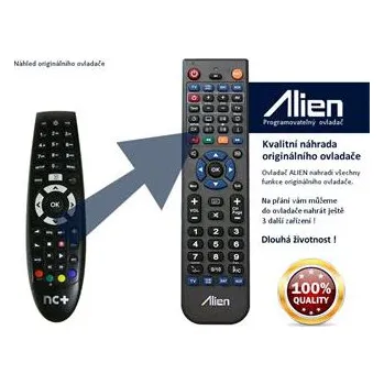 Dálkový ovladač Dálkový ovladač ALIEN Openbox E2 N-BOX, N-BOX ITI 5800 S (nc+)