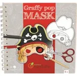 Avenue Mandarine karnevalové masky k vymalování pro kluky