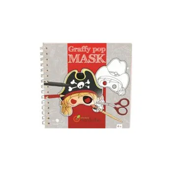 Karnevalový kostým Avenue Mandarine karnevalové masky k vymalování pro kluky