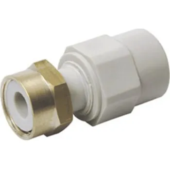 Geos agt PPR plastová přechodka s převlečnou matkou průměr 20mm -3/4" PPR542034