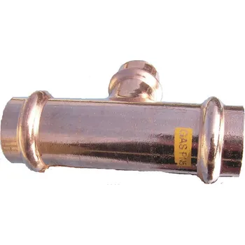 Vodovodní potrubí Geos agt CU lisovací T kus redukovaný F-F-F průměr 28x28x18 mm CP9130R28x28x18