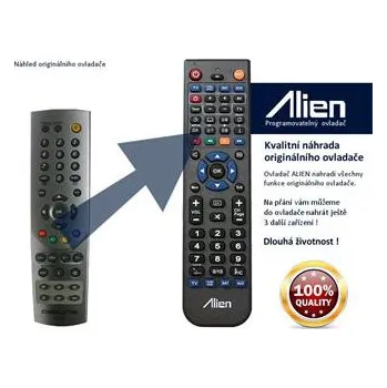 Dálkový ovladač Dálkový ovladač ALIEN Humax HX 506 DIGI TV - náhrada