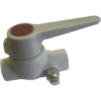 Vodovodní potrubí Geos agt PPR plastový kulový kohout s vypouštěním průměr 25x25mm PPR482525