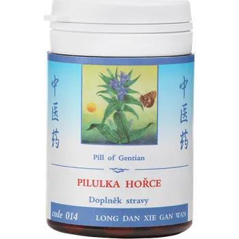 Přírodní produkt TCM Herbs Pilulka hořce 100 tbl.