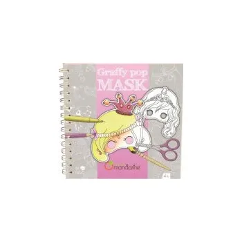 Karnevalový kostým Avenue Mandarine karnevalové masky k vymalování pro holky