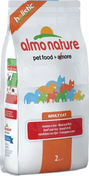 Krmivo pro kočku Almo Nature Cat Holistic Beef/Rice 2 kg
