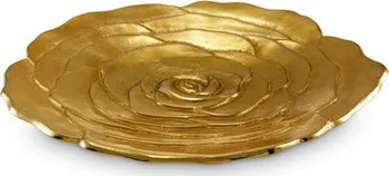Talíř Julia Knight Rose Zlatý servírovací talíř